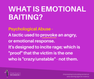 Emotional abuse - what is baiting