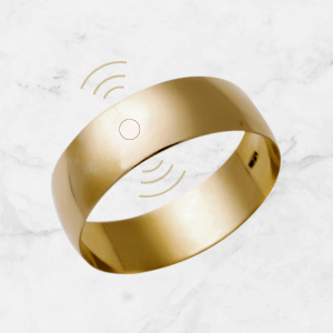 smart safety jewelry with hidden panic button