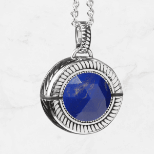 trelawear smart safety jewelry pendant silver