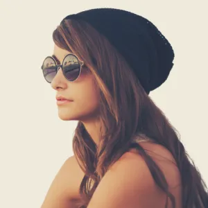 Fashionable hip young woman