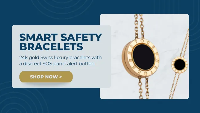 Cerret safety bracelet 24k gold